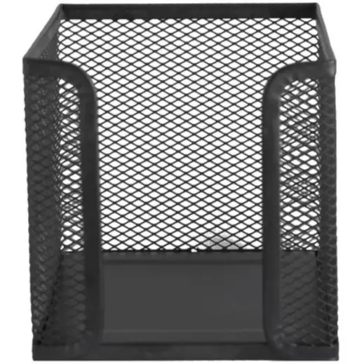 Wire Mesh Paper Cube Holder Front